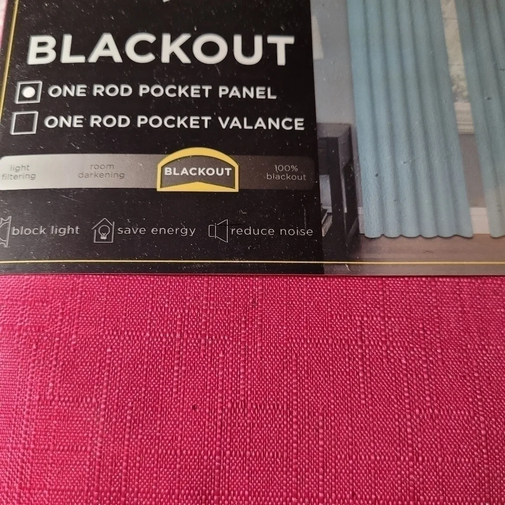 Eclipse Blackout Ine Rod Pocket Panel NWT
